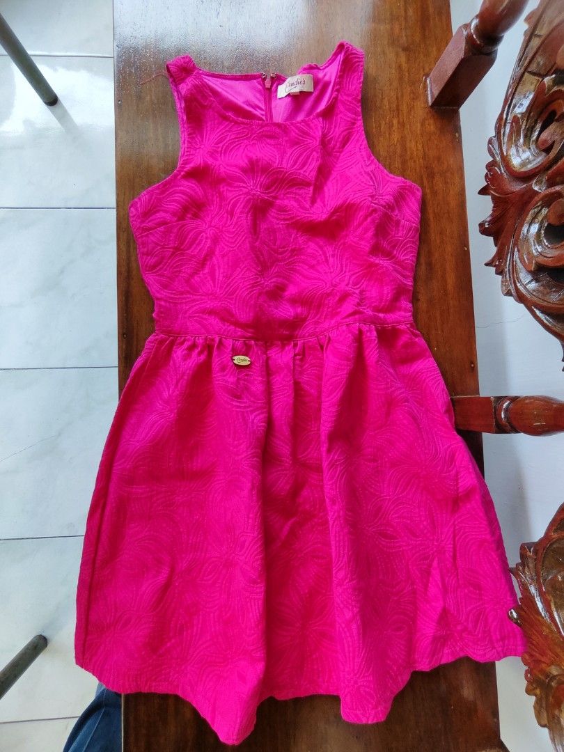Candie s Hot Pink Halter Dress Women s Fashion Dresses Sets Dresses on Carousell