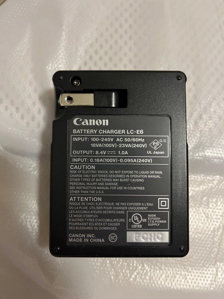 Canon Battery Charger LCE6, 攝影器材, 攝影配件, 電池及充電器 Carousell