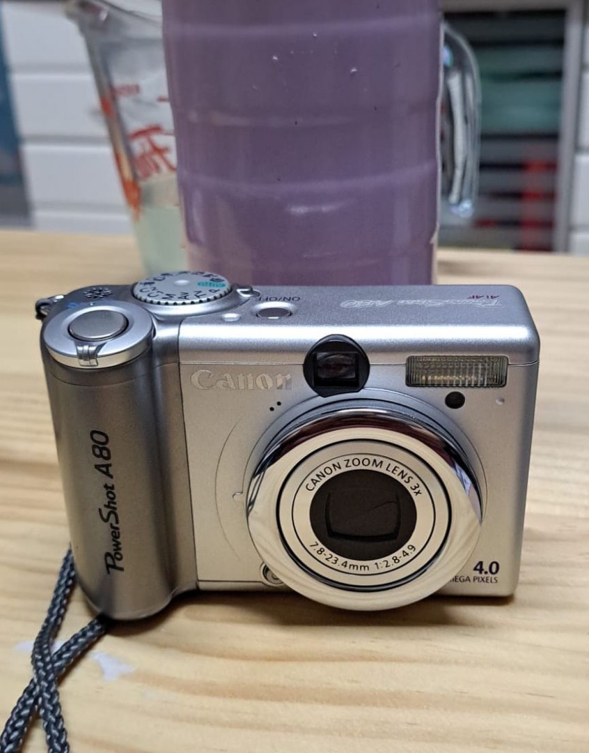 Canon powershot A80 (CCD) 相機, 攝影器材, 相機- Carousell