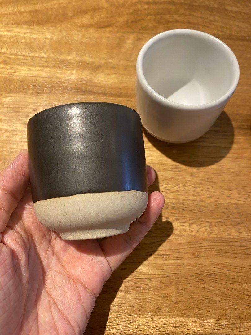 Brand New Set of 3 Ceramic / Pottery tea cups, Furniture & Home Living