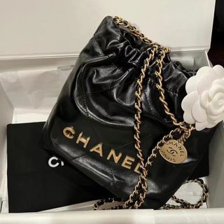 Chanel 22 mini 黑金