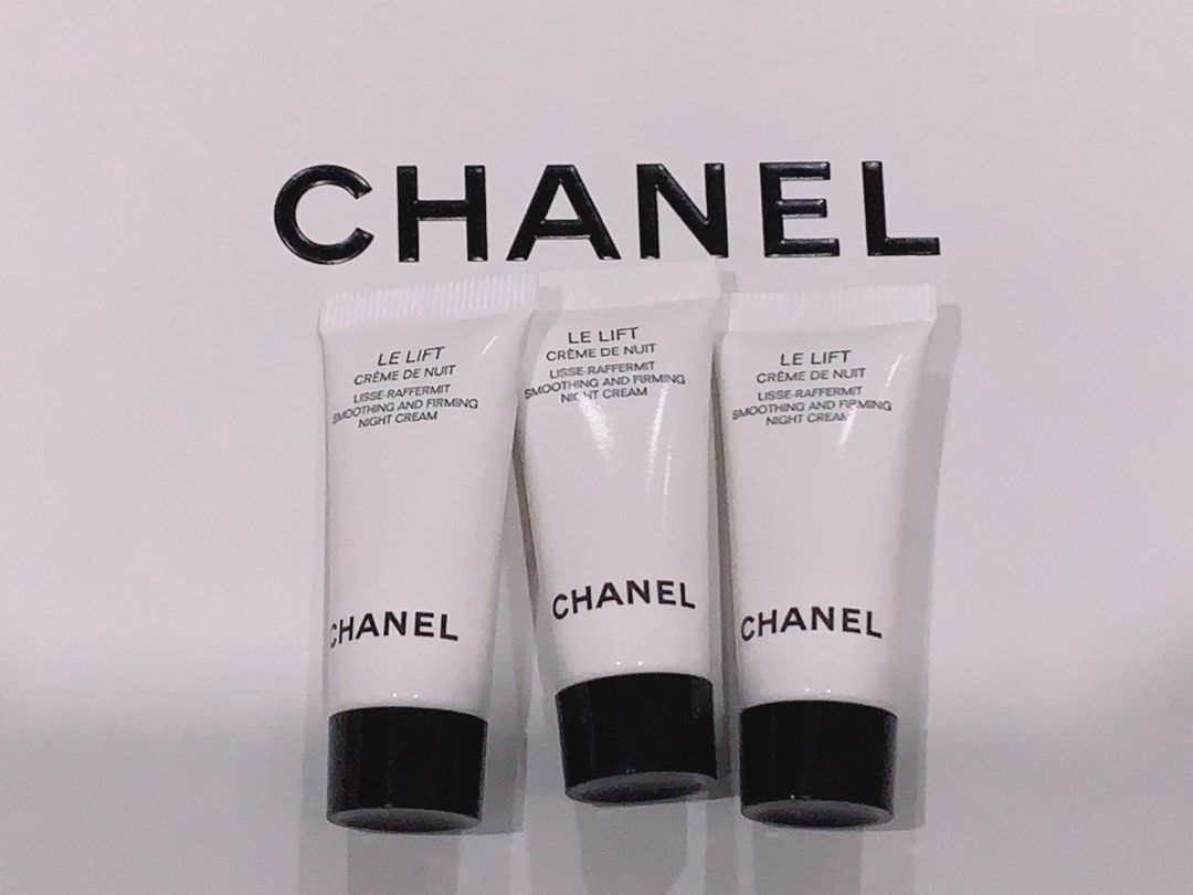 2 x New Chanel Le Lift Creme De Nuit Smoothing & Firming Night Cream 5ml