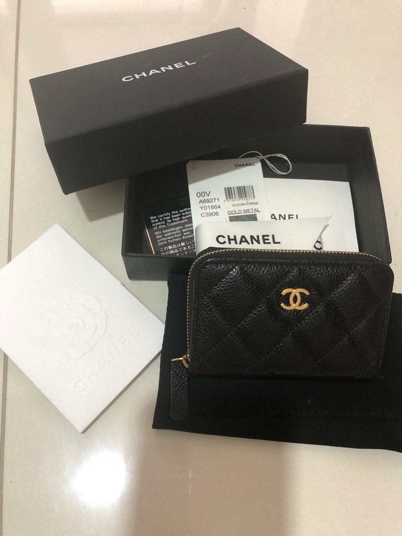 Chanel Classic Zipped Coin Purse, Women's Fashion, Bags & Wallets