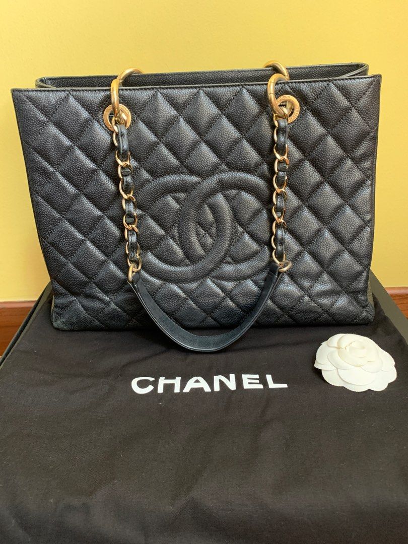 Chanel GST (Grand Shopping Tote), Luxury, Bags & Wallets on Carousell