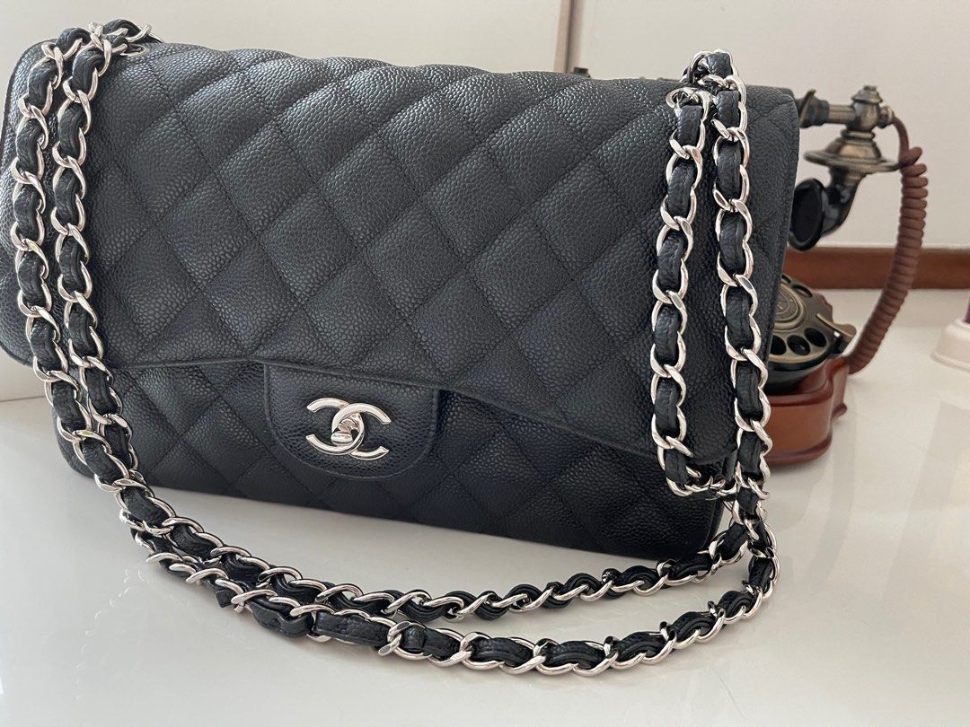 Chanel Large / Jumbo classic double flap bag, Luxury, Bags