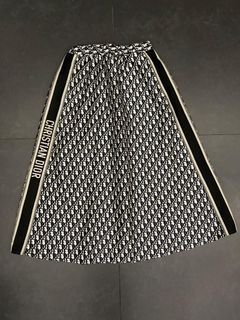 Christian Dior monogram pattern print long skirt dress dior homme men boston mini lady dior vintage bag 老花 長裙 短裙