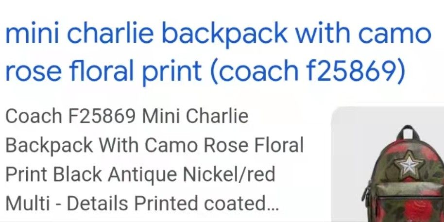 Coach f25869 store