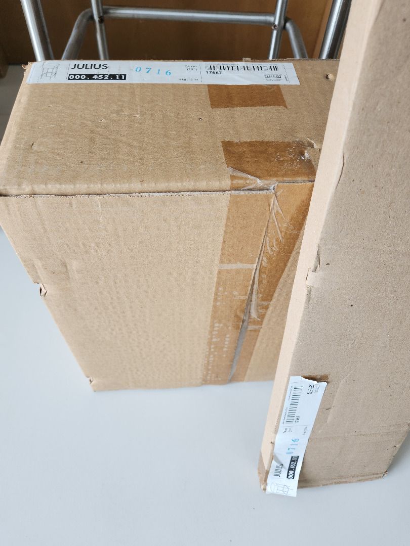 Cocktail Table with 3 bar stools (Ikea Julius), Furniture & Home Living