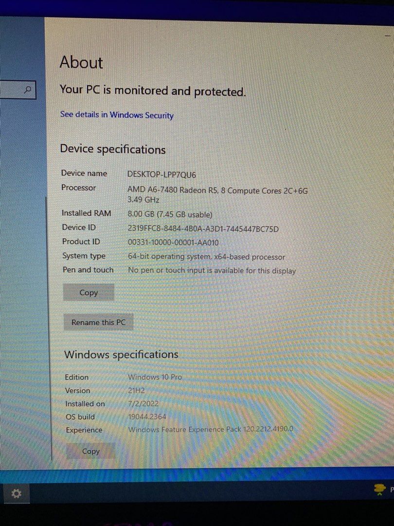 Complete Set Up PC with FREE Table LIKE NEW (Category: Desktops) located in Malabon City. Submitted by shopifestph (Listing ID 1229262080, Image 2). Description: Like new. Barely Used. Please see pics for the specs 9.5k each set Buy 2 for only 18k, SAVE 1k.