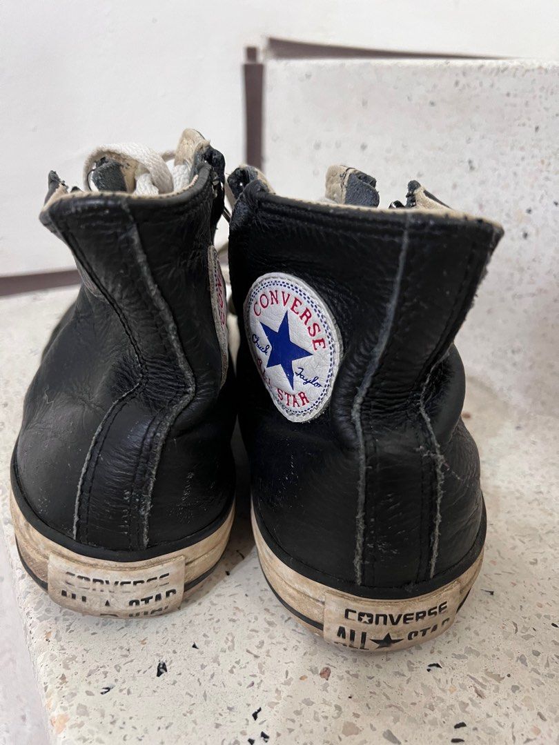 Converse clearance leather zipper
