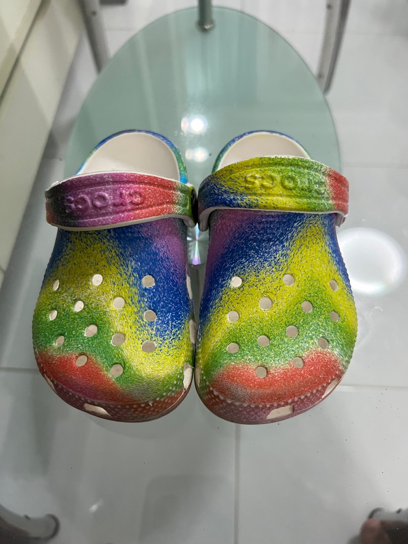 9+ Multi Color Crocs