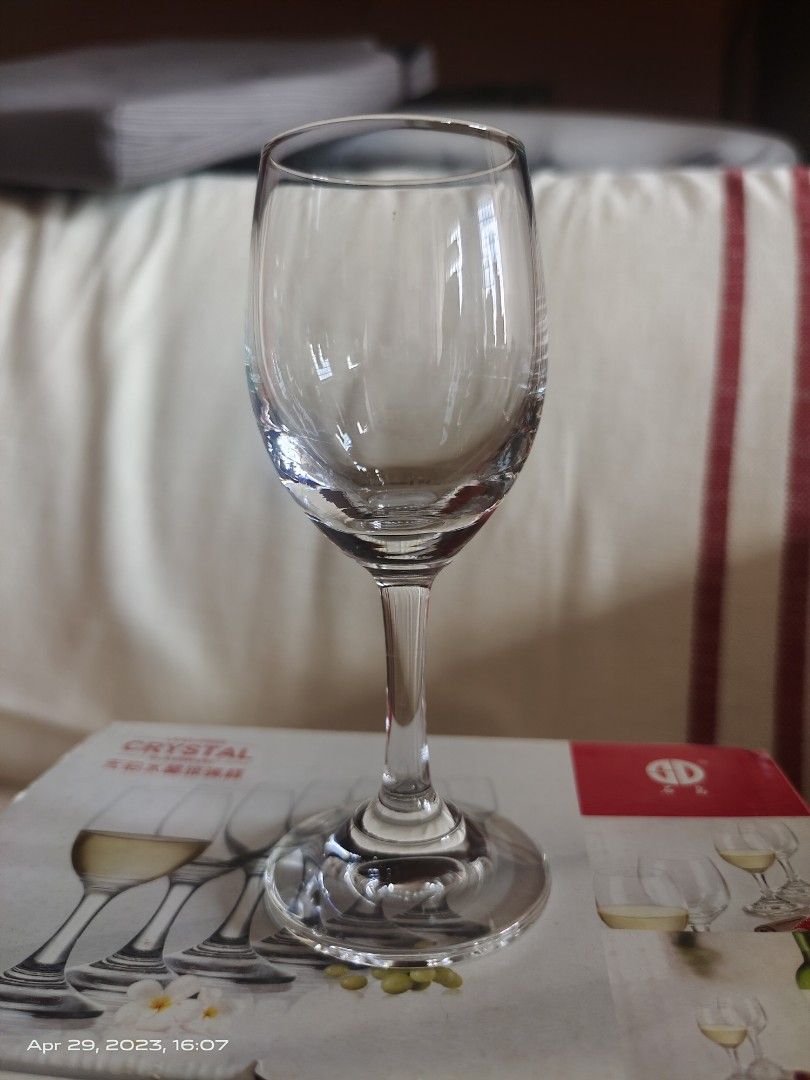 Crystal Wine glass, lead free, Furniture & Home Living, Kitchenware & Tableware, Other