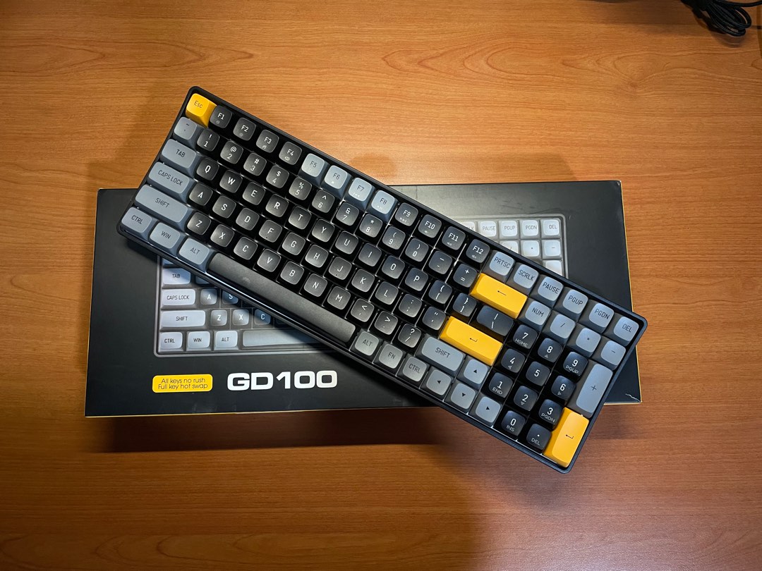 Darkflash GD100 Mechanical Keyboard (Brown Sugar) (Yellow Switch