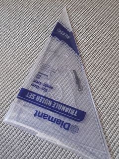 Diamant Triangle Ruler Set 45x45x90 & 30x60x90