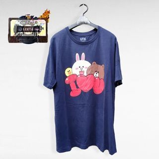 Dijual Kaos 👕 : LINE FRIENDS TOKYO COLLAB UNIQLO ©LINE FRIENDS/TV TOKYO