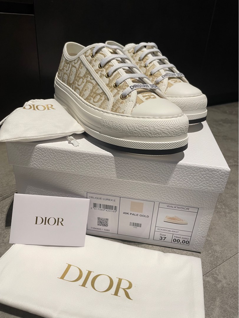 christian dior platform sneakers