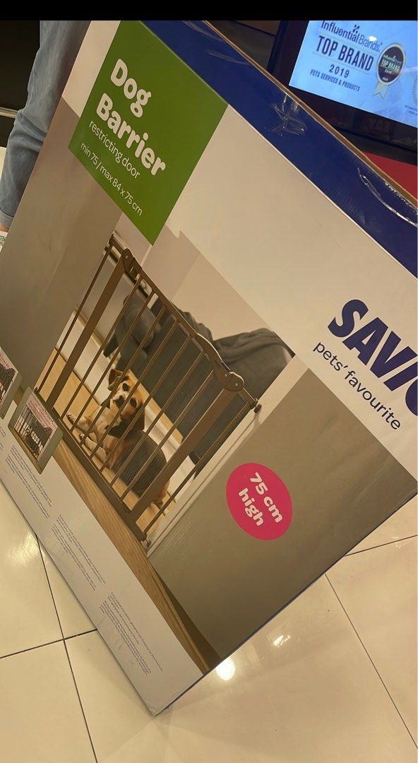 Dog Barrier Restricting Door (Pet Gate/Door) w/ 2x extenders, Furniture