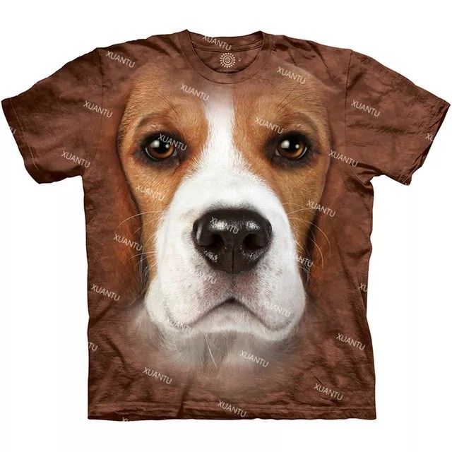 Dog Digital Printing Men Shirt, Men's Fashion, Tops u0026 Sets, Tshirts u0026 Polo  Shirts on Carousell