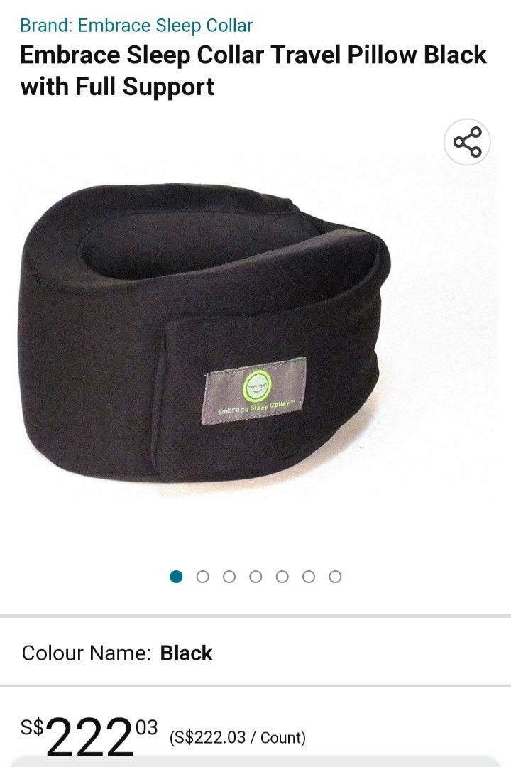 Embrace sleep 2024 collar travel pillow