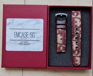 40mm Apple Watch Dior Strap from Emcase SG, Mobile Phones & Gadgets,  Wearables & Smart Watches on Carousell
