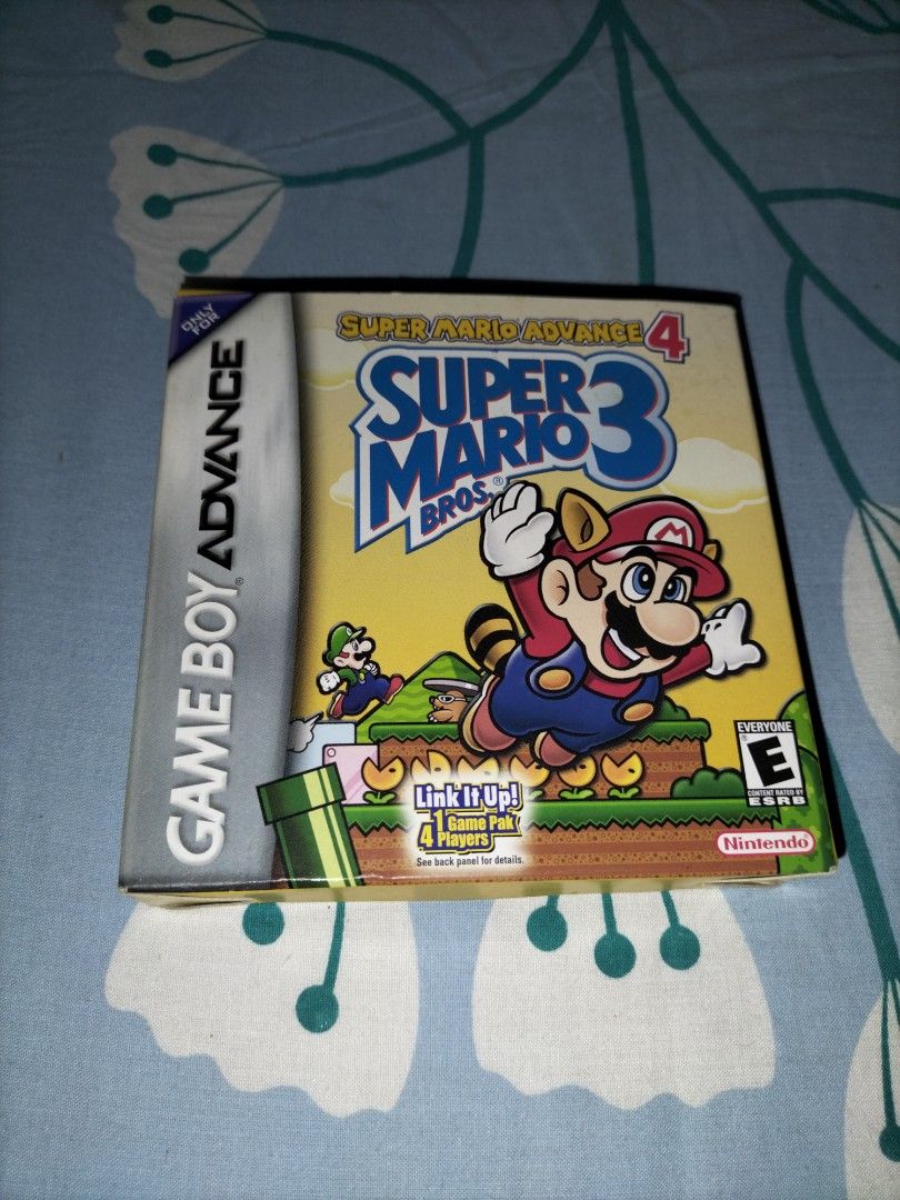 (Empty Box) Game Boy Advance Super Mario Bros 3, Video Gaming, Video Games, Others on Carousell