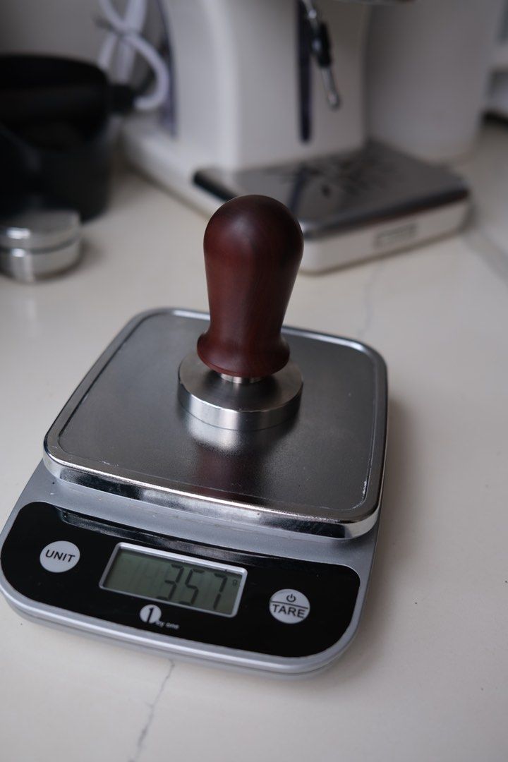 58mm Espresso Puck Spring Loaded Tamper , TV & Home Appliances, Kitchen