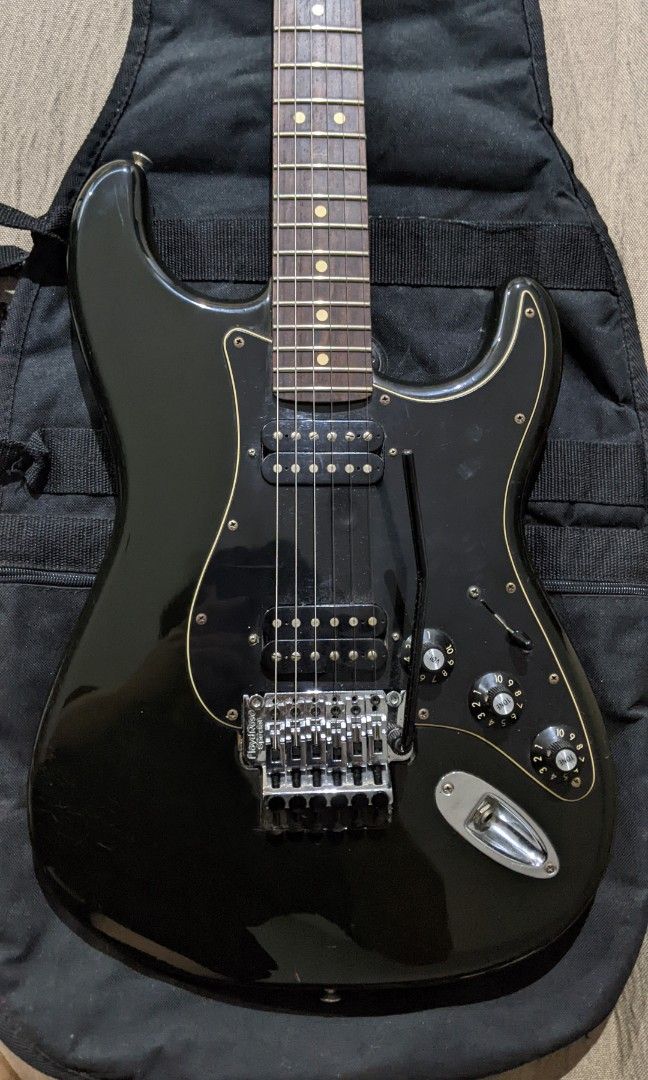 Fender mexico shop blacktop stratocaster hh