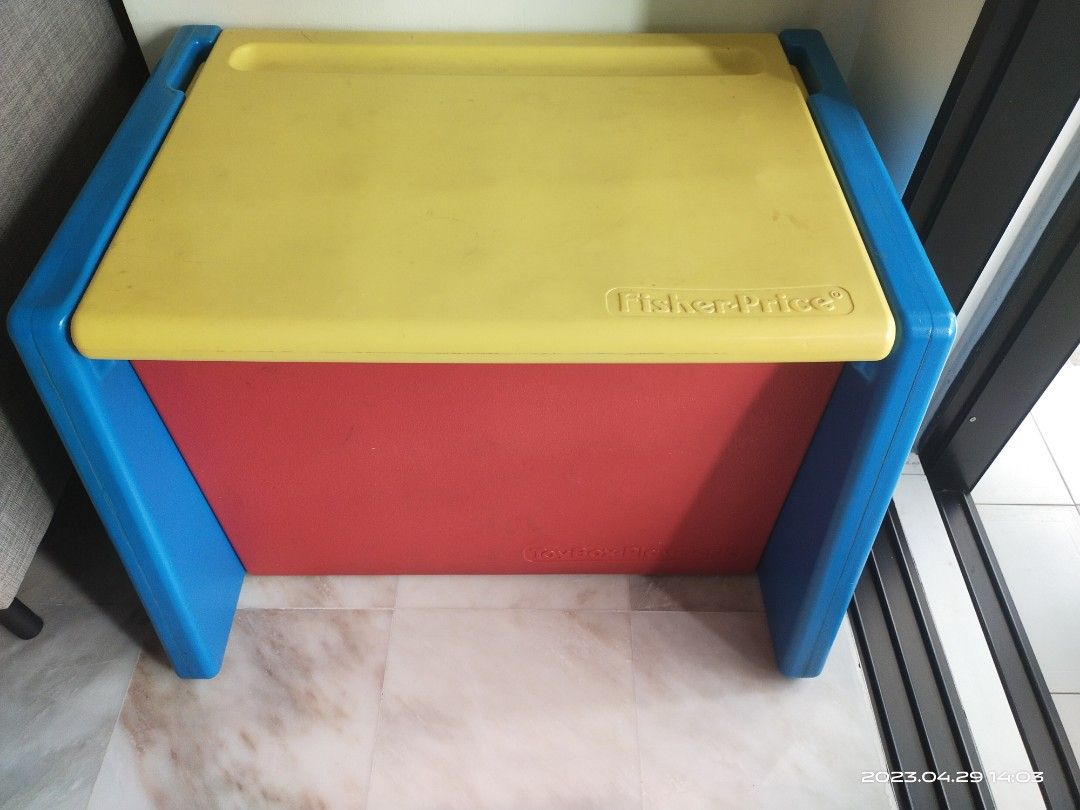Fisher price toy sale box desk