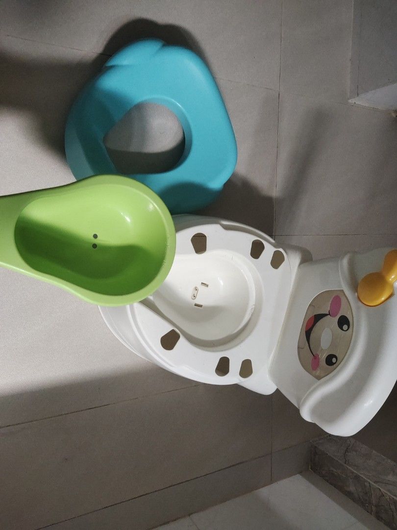 Toddler Step Stool Fisher-Price Learn-to-Flush Potty With Lights