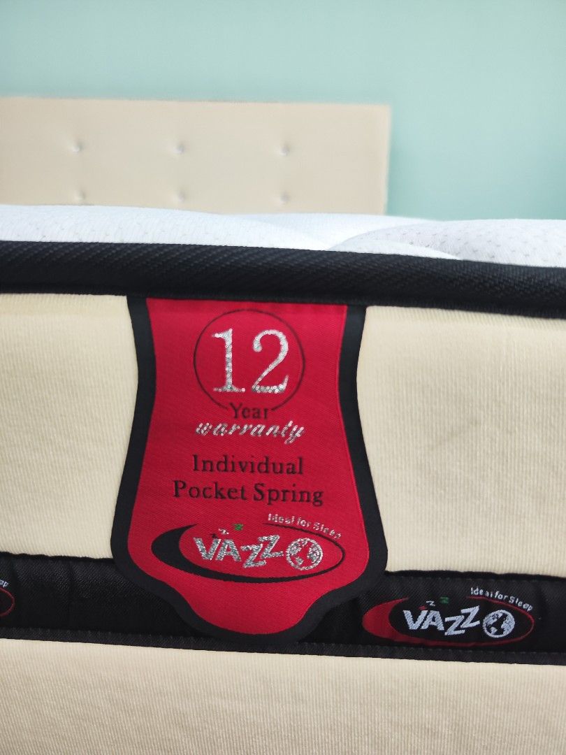 Free Delivery King Queen Individual Pocketed Spring Mattress with