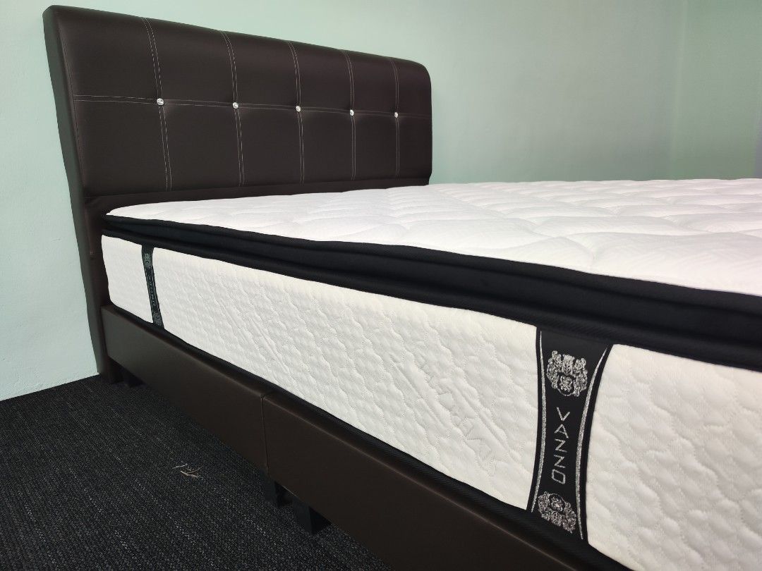 Free Delivery King Queen Mattress with Bedframe Set Promo Spring 12