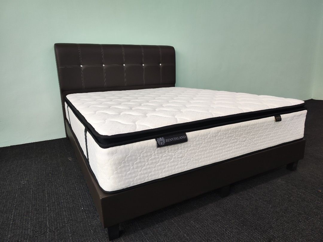 Free Delivery King Queen Mattress with Bedframe Set Promo Spring 12