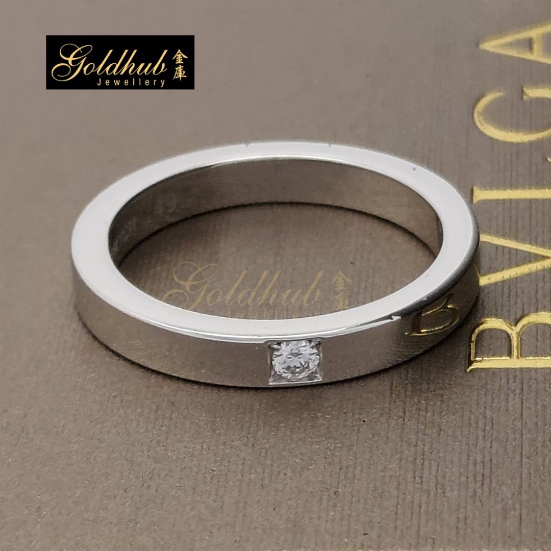 Bvlgari platinum ring sales