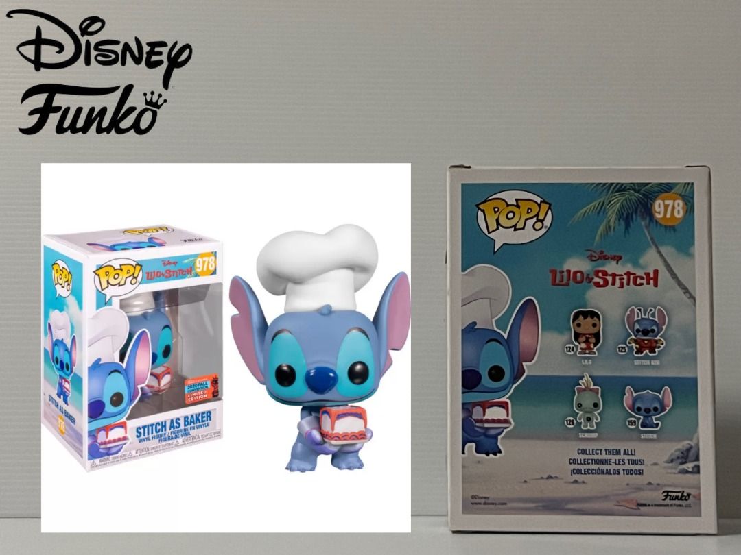 Funko PoP! Disney Lilo & Stitch STITCH AS BAKER #978 NYCC 2020