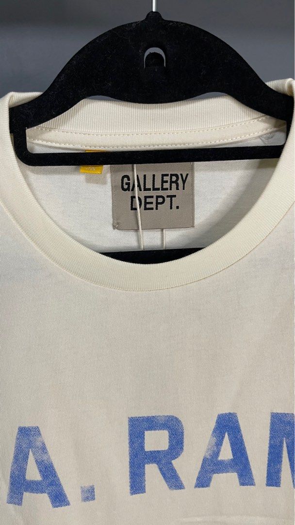 Men's LA Rams x GALLERY DEPT. White Los Angeles Rams Color Block T-Shirt - Gallery  Dept