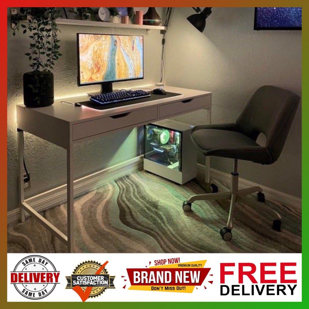 Kallax alex discount desk
