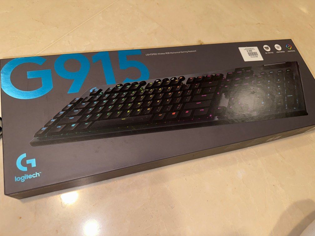 Gaming Keyboard Logitech G915 LIGHTSPEED WIRELESS RGB Mechanical ...
