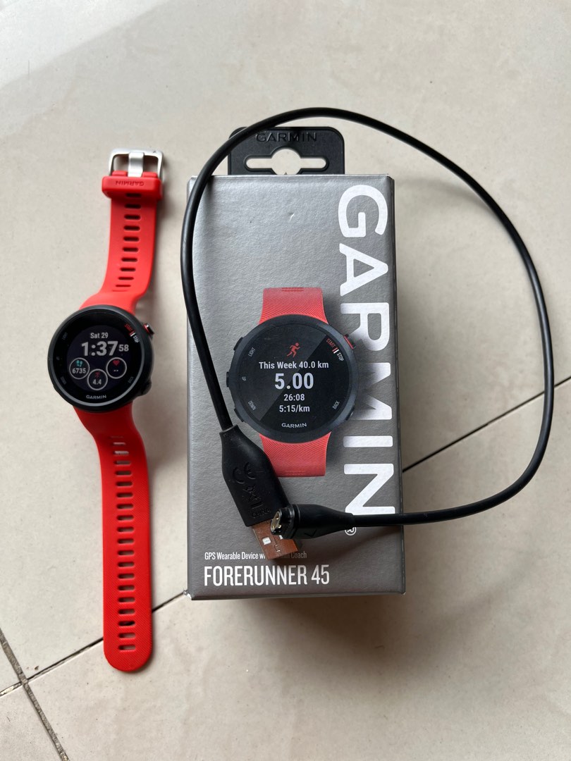 Garmin best sale 45 red