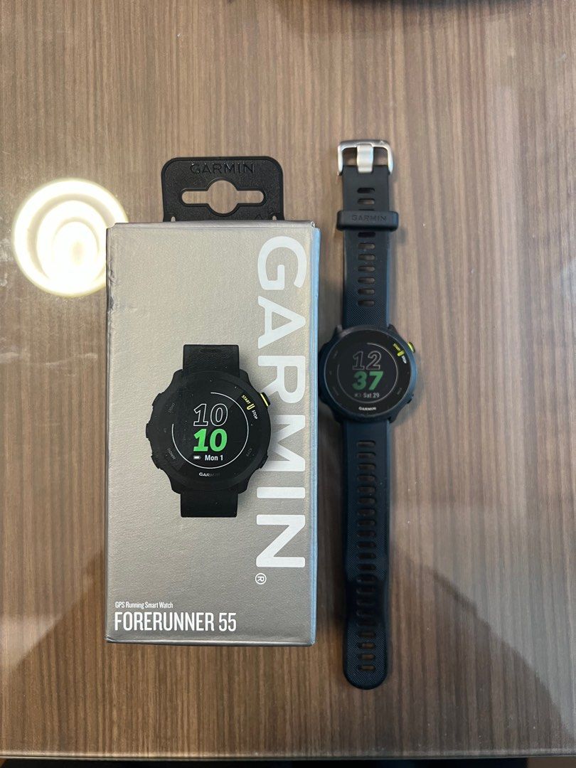 Garmin Forerunner 55 Mobile Phones Gadgets Wearables Smart Watches on Carousell