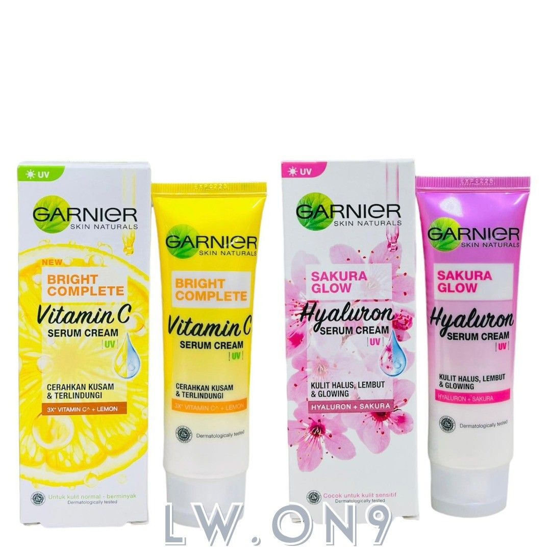 GARNIER SERUM CREAM AVAILABLE 2 TYPES 40ML, Beauty & Personal Care