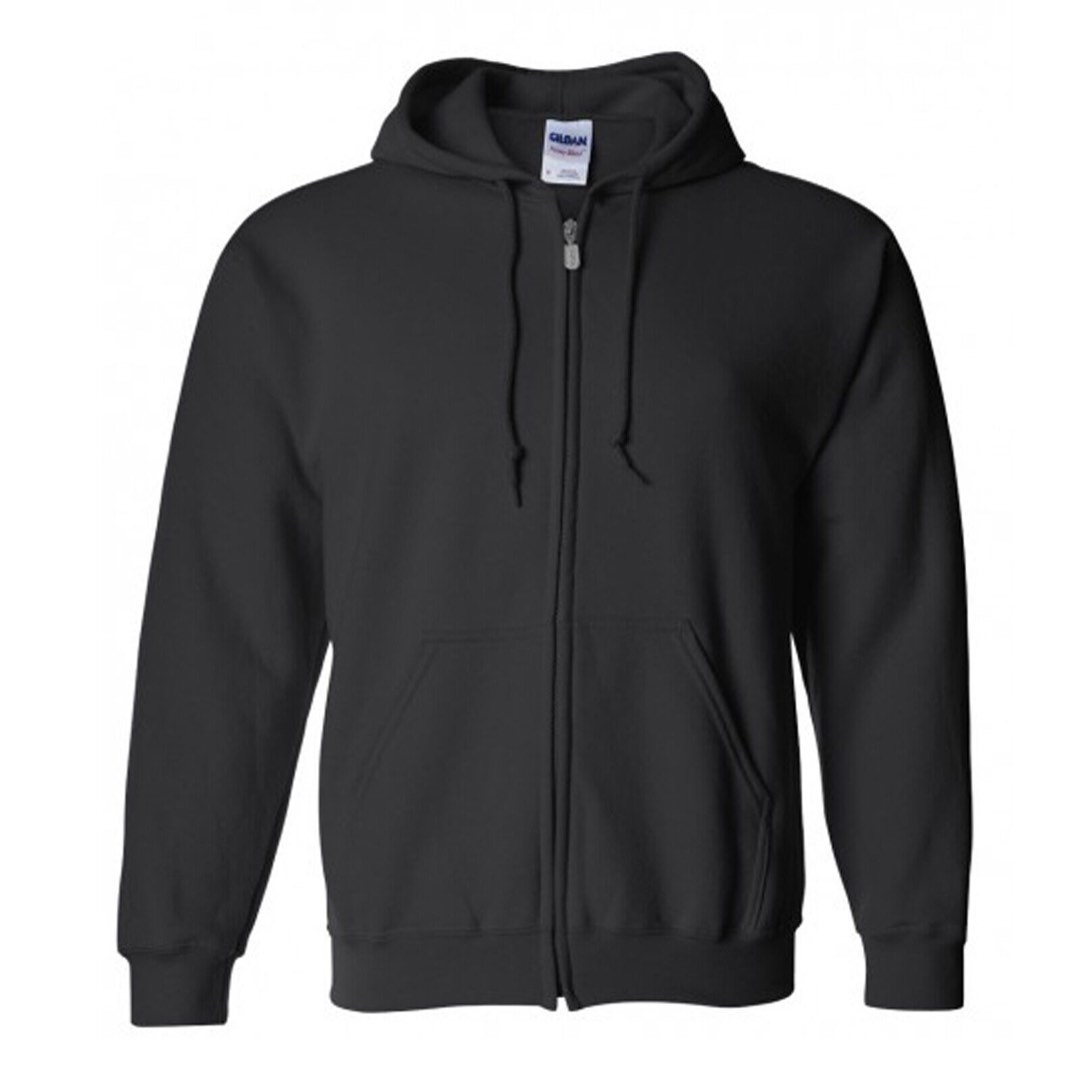 Gildan zip up hoodies brown clearance