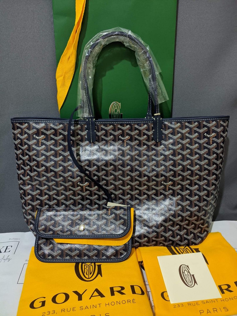 navy blue goyard bag