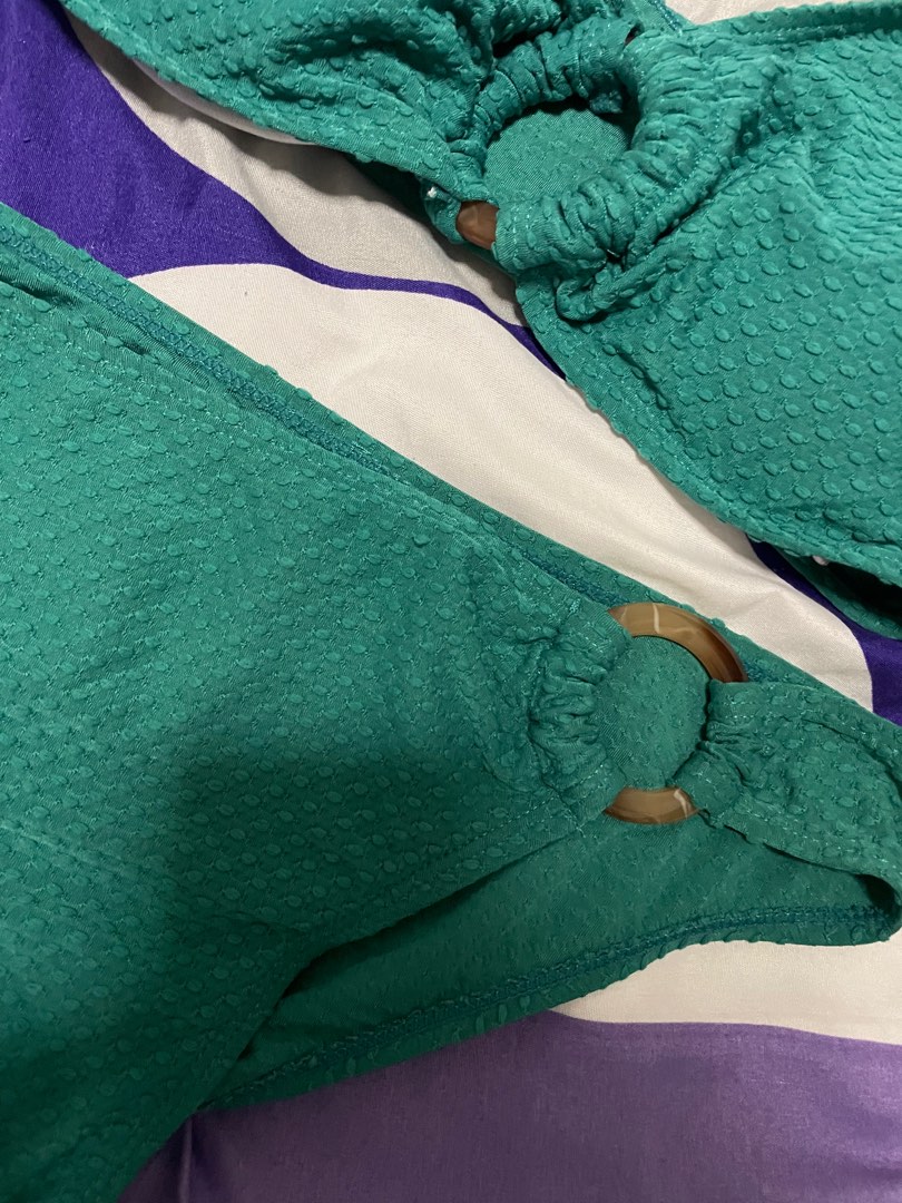 Green bikini set, Women's Fashion, Swimwear, Bikinis & Swimsuits on