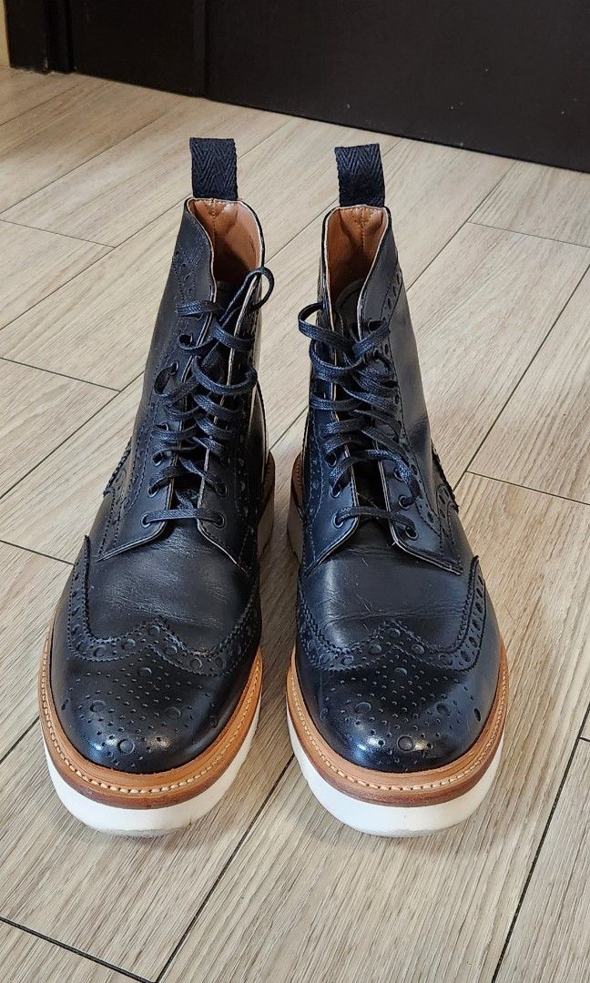 Grenson fred top v black