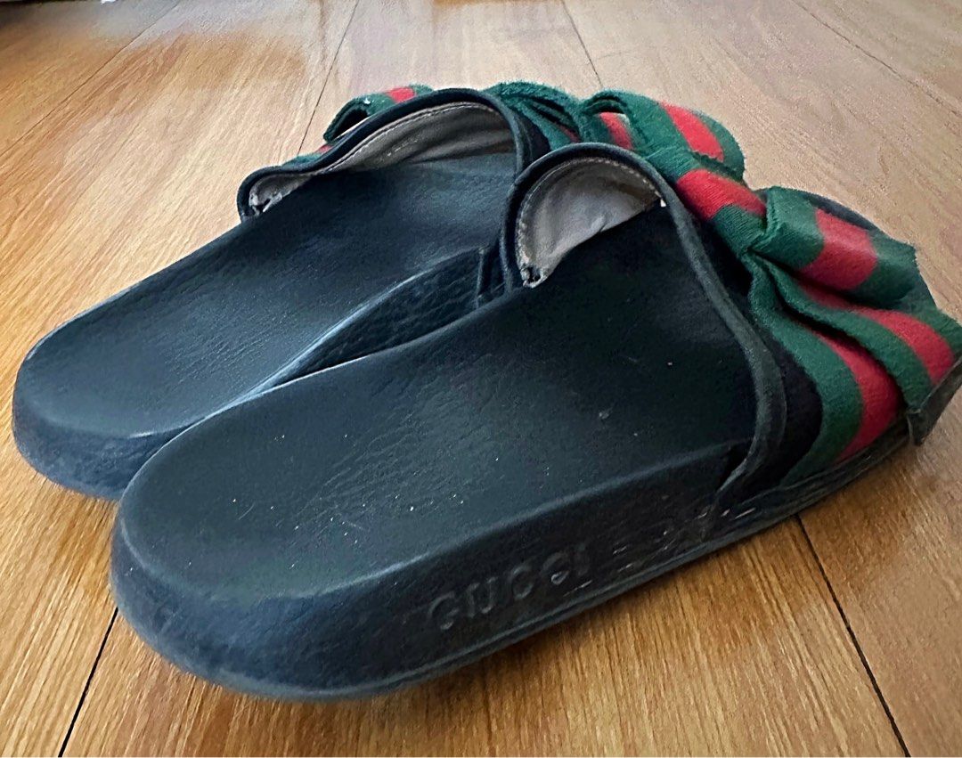 Gucci bow slides on Carousell