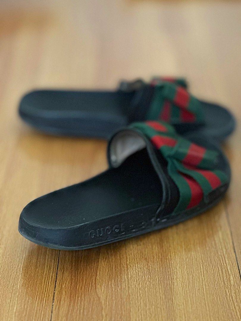 Gucci bow slides on Carousell