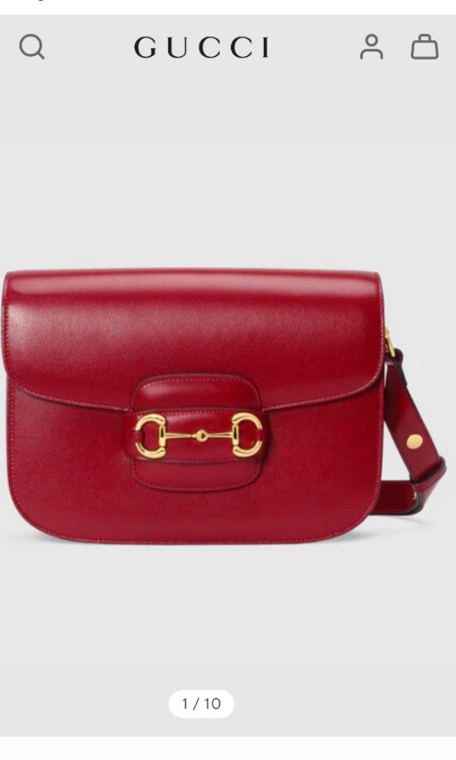 Gucci Horsebit 1955 Red Bag Women s Fashion Bags Wallets Shoulder Bags on Carousell