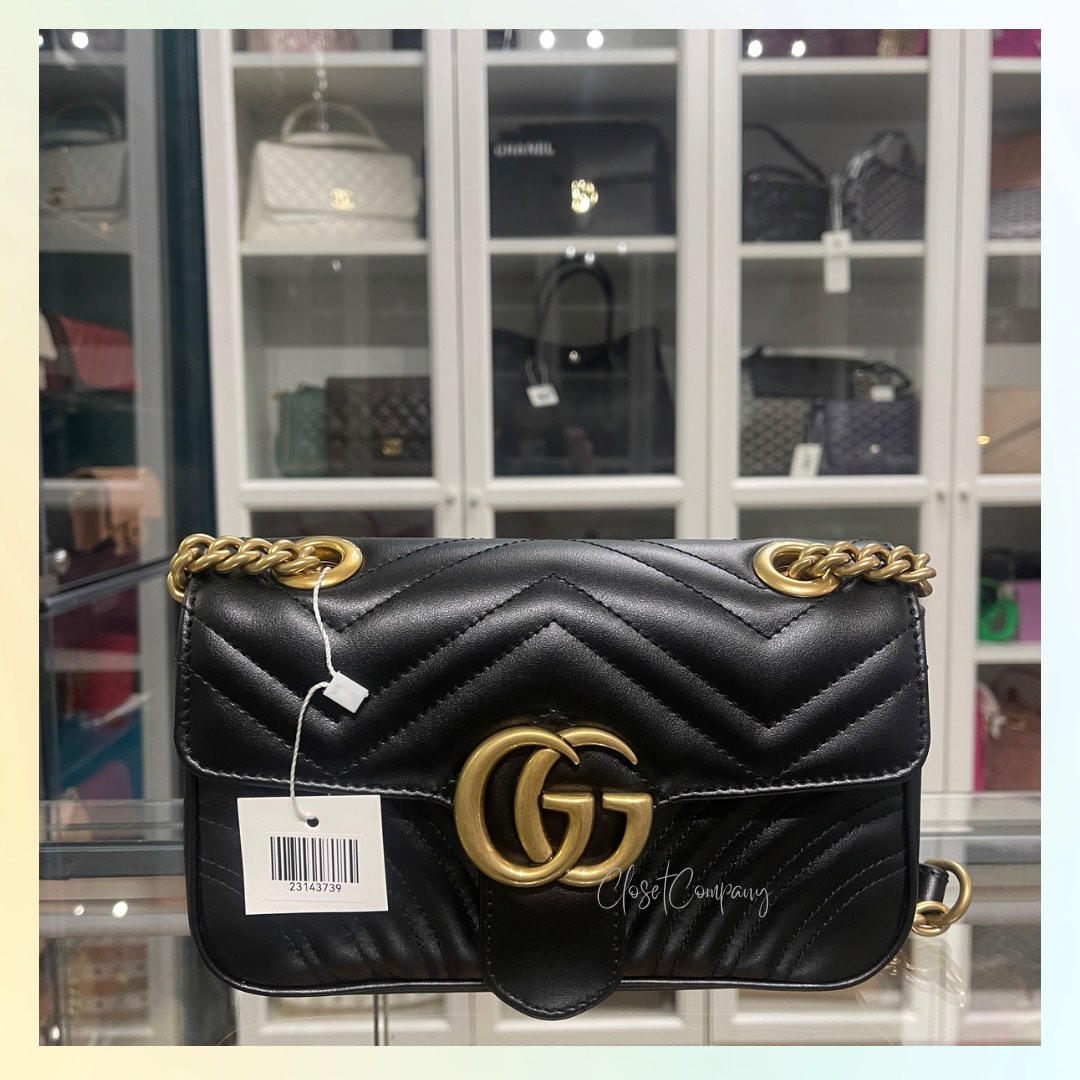 Gucci marmont 26cm black Clearance