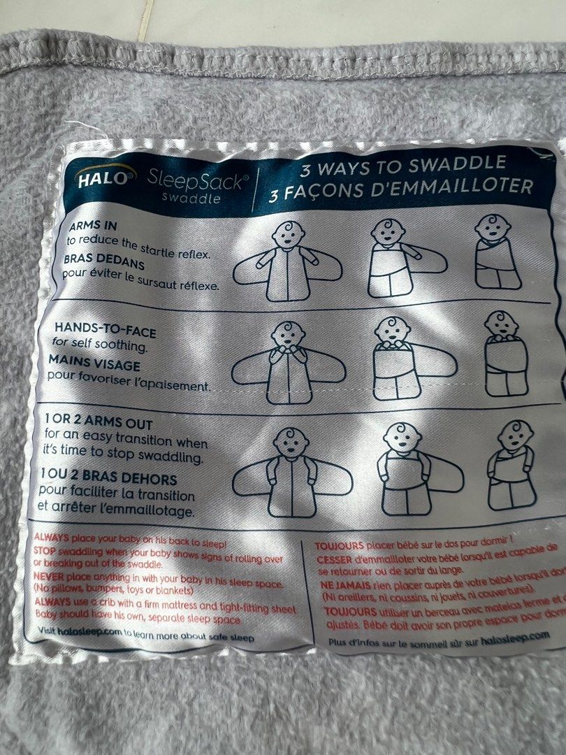 Halo sleep sack swaddle, Babies & Kids, Maternity Care on Carousell