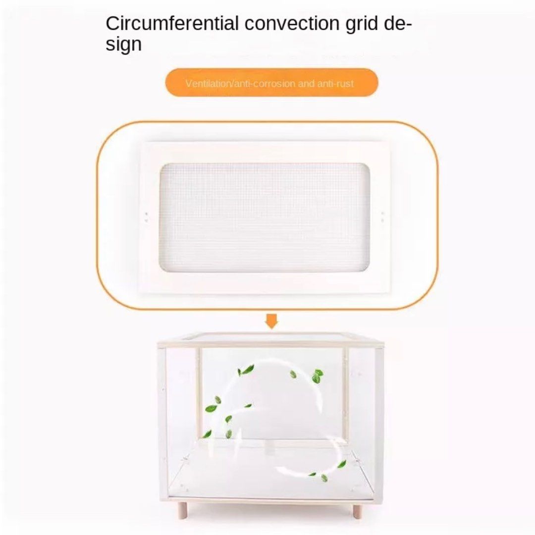 Hamster 80cm Acrylic Cage and Accessories Set, Pet Supplies, Homes ...